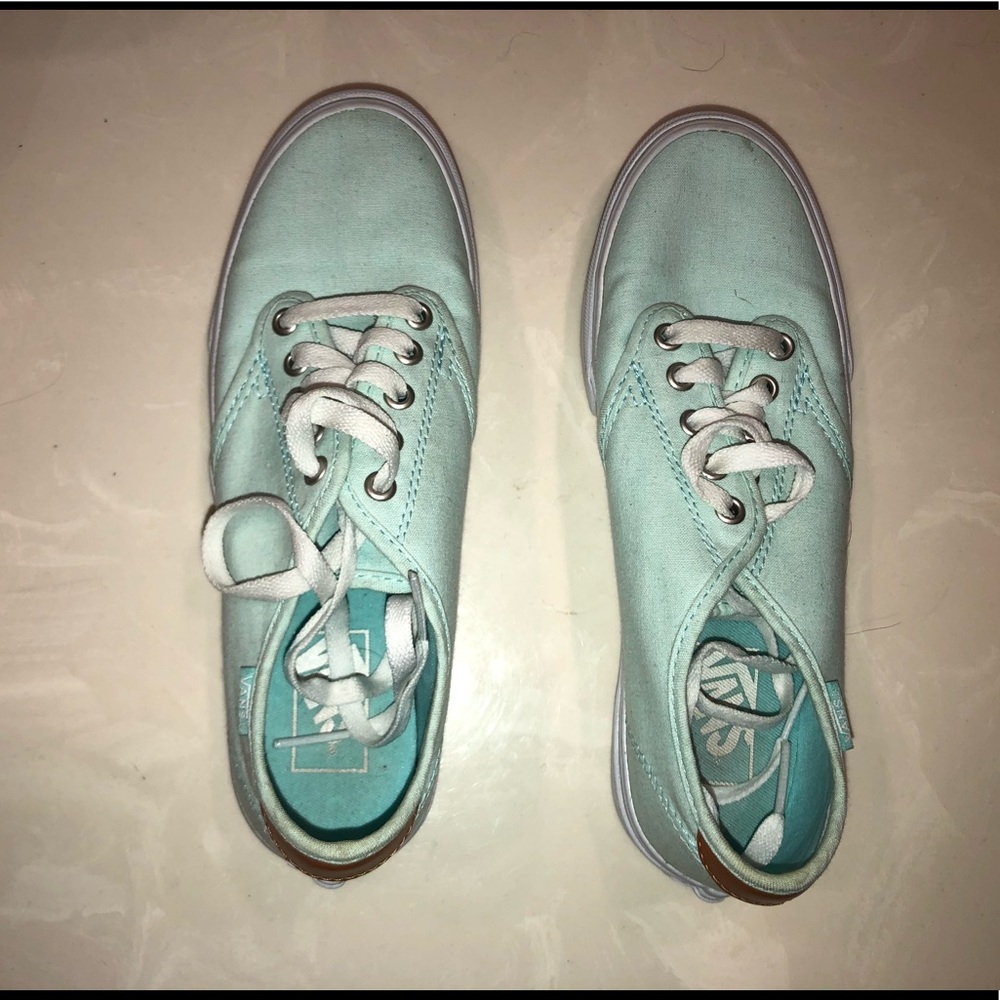 Light blue Vans